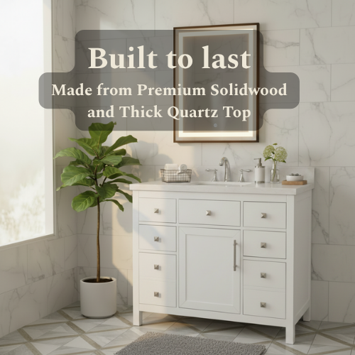 Lavanti Oakford - White 42x18"
