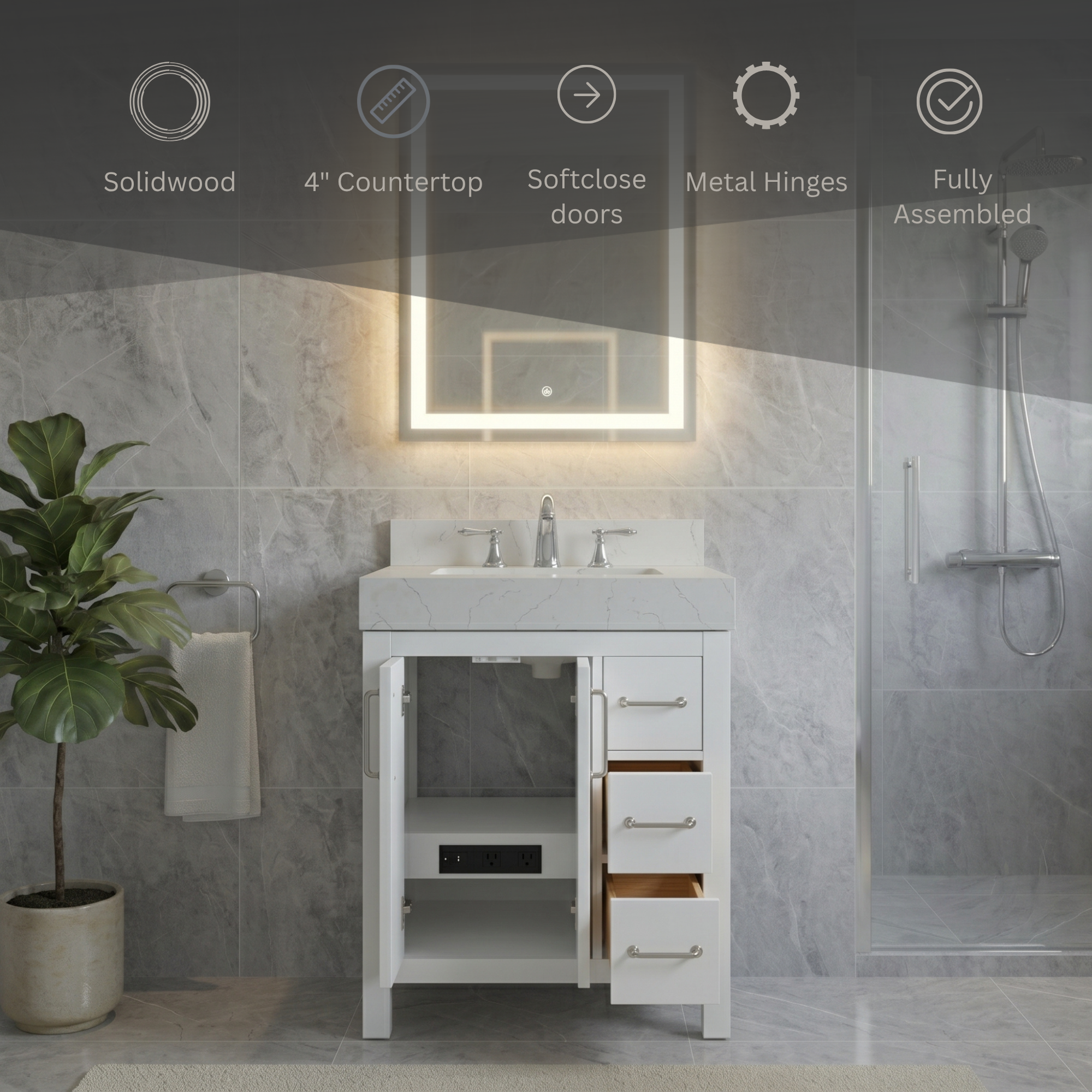 Lavanti Valvet - White 24"