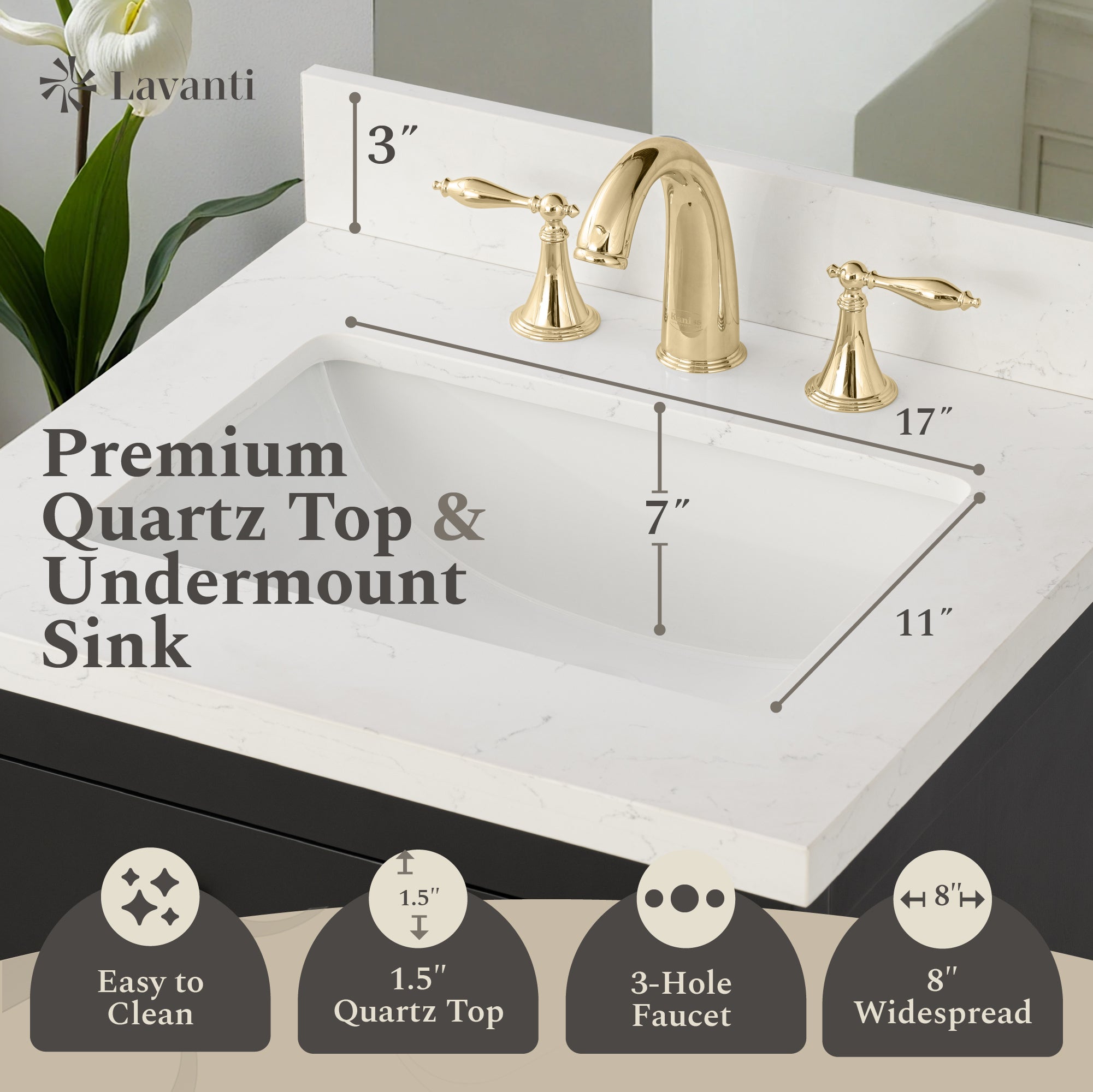 Lavanti Oakford - Black 30"