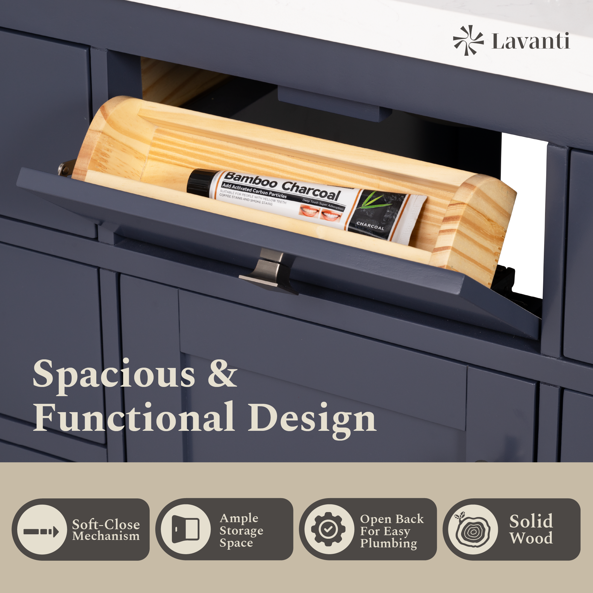 Lavanti Oakford - Navy Blue 48"