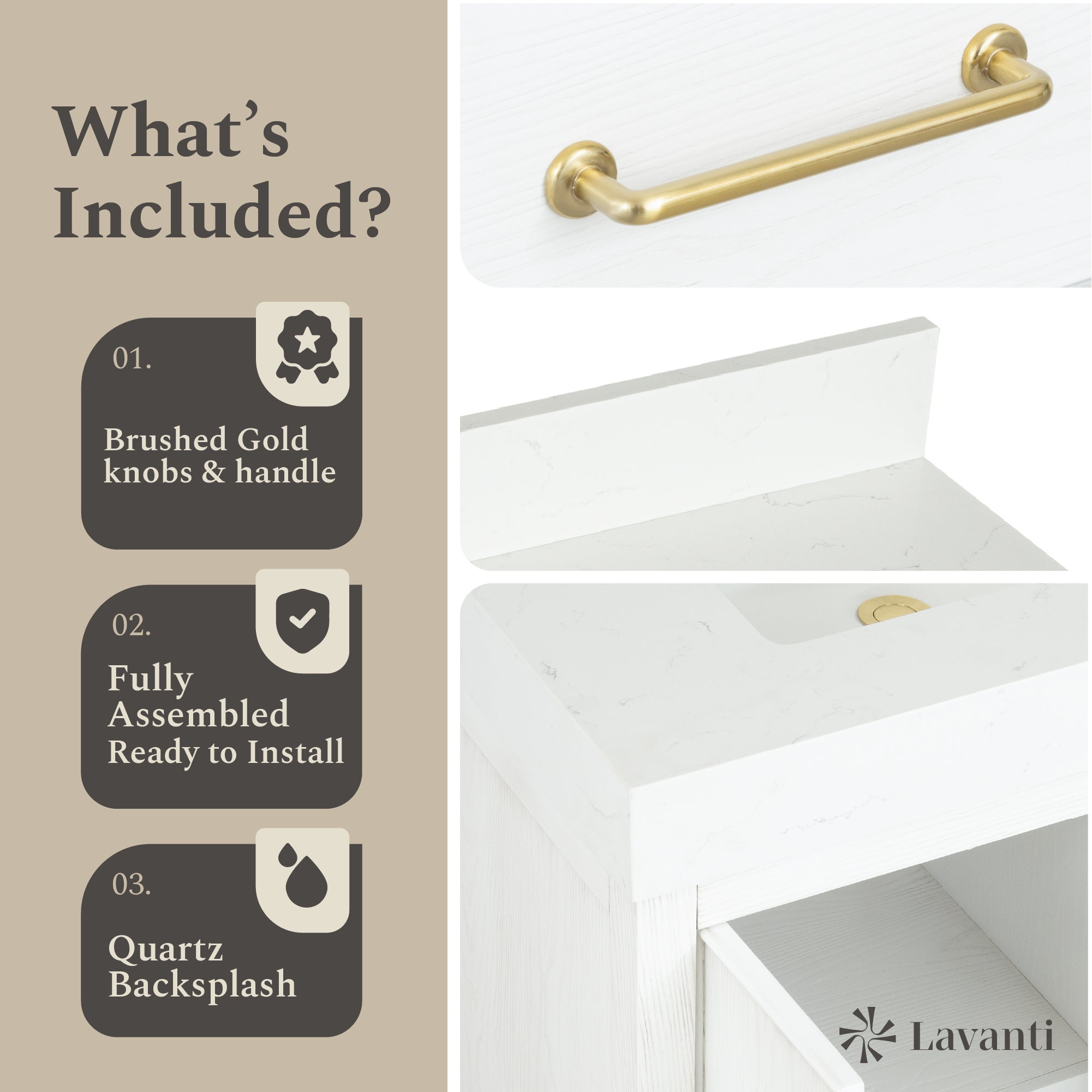 Lavanti Valvet - Firwood White 48"