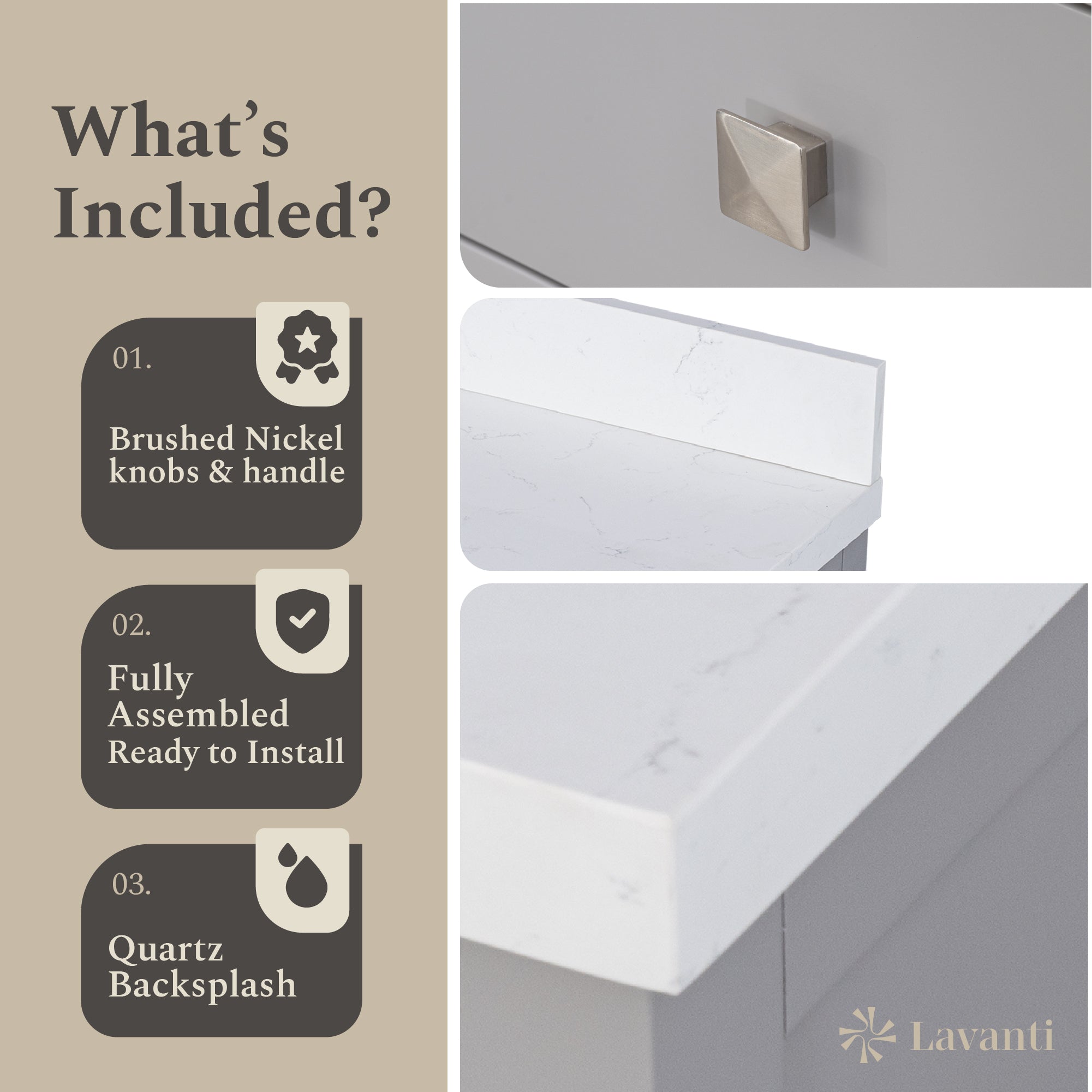 Lavanti Oakford - Gray 66"