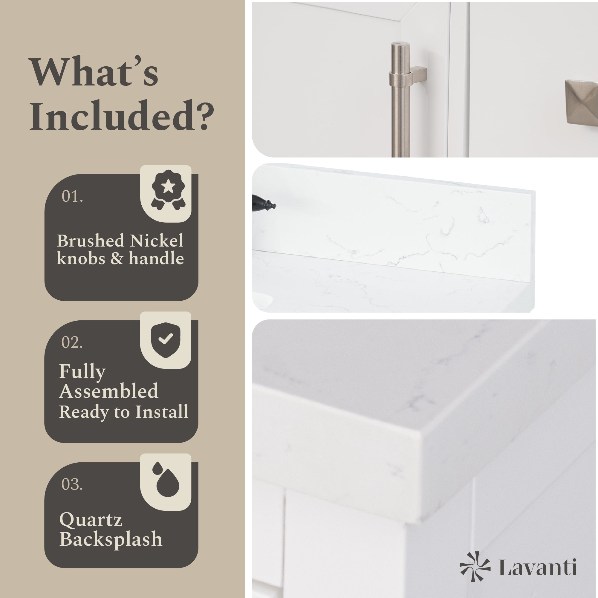 Lavanti Oakford - White 54"