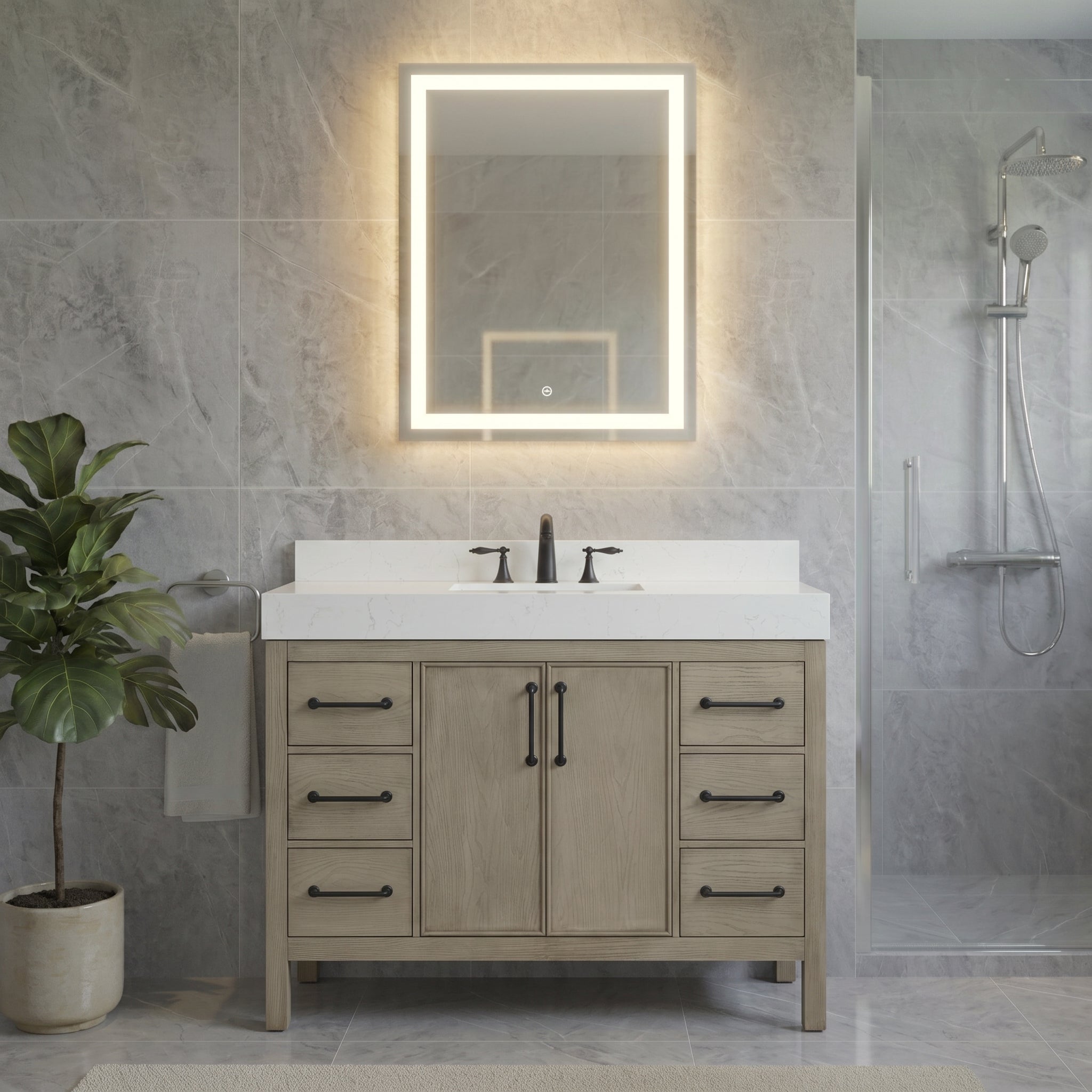 Lavanti Valvet - Firwood Gray 48"