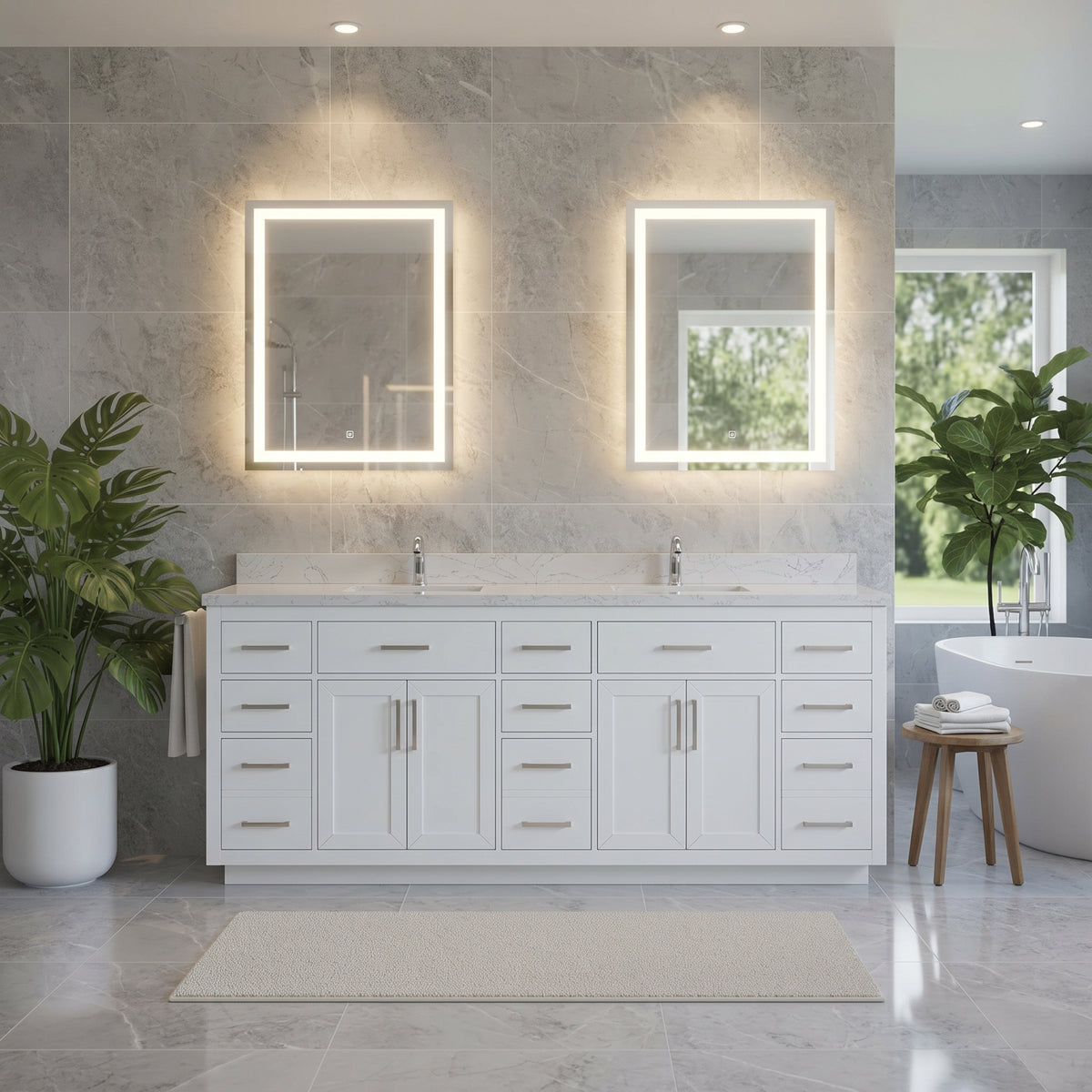 Lavanti Aberio - White 84"