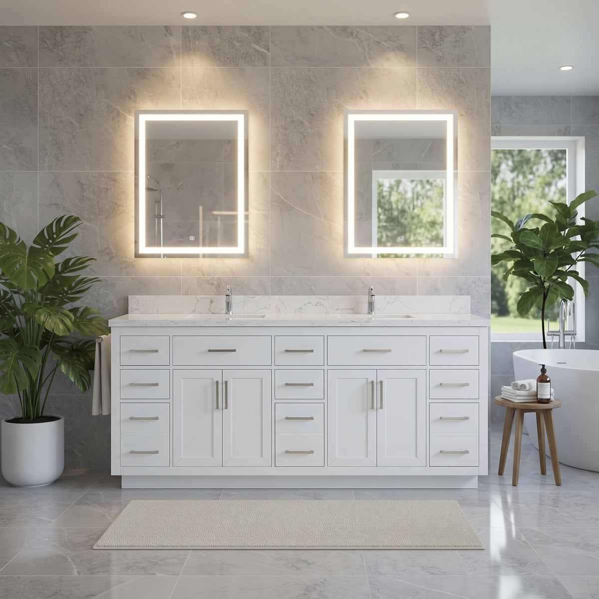 Lavanti Aberio - White 80"
