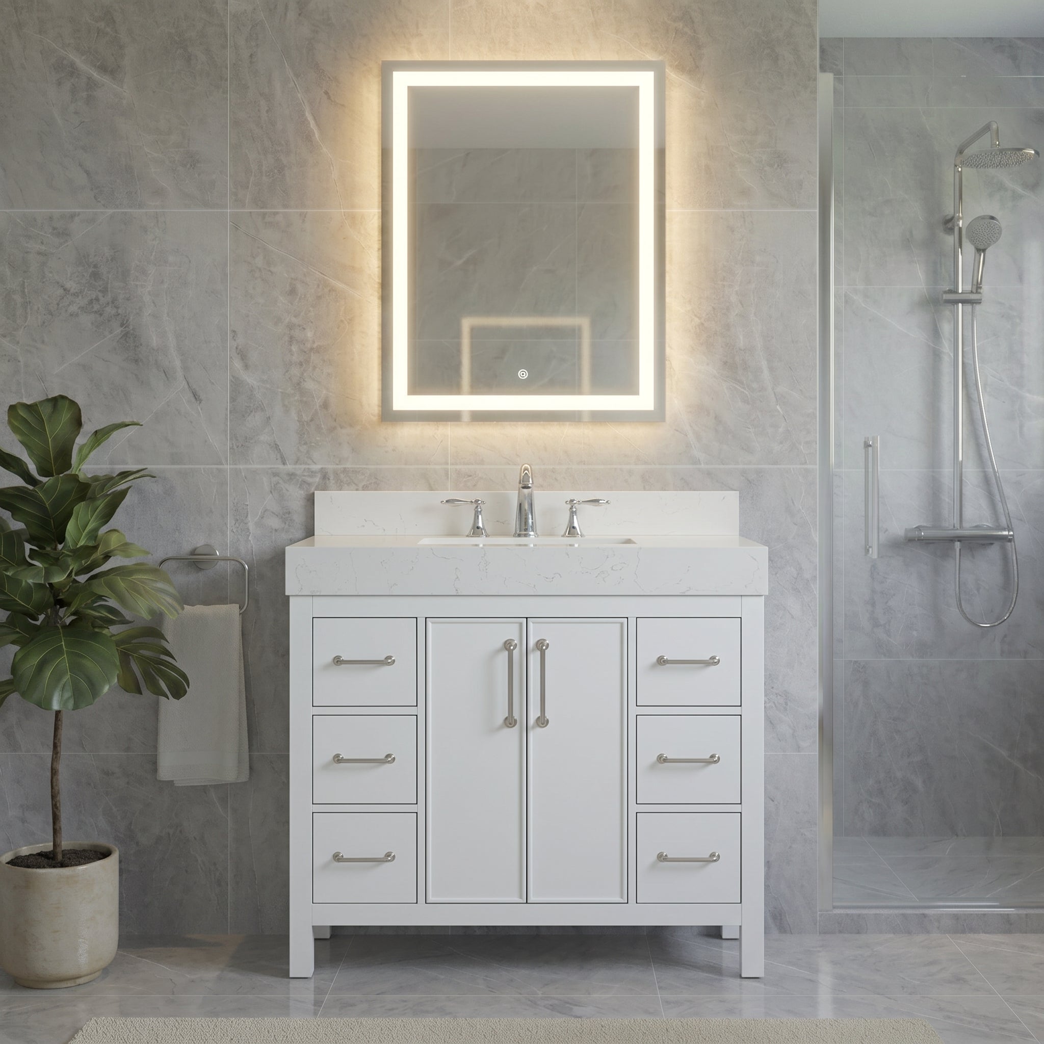 Lavanti Valvet - White 42"