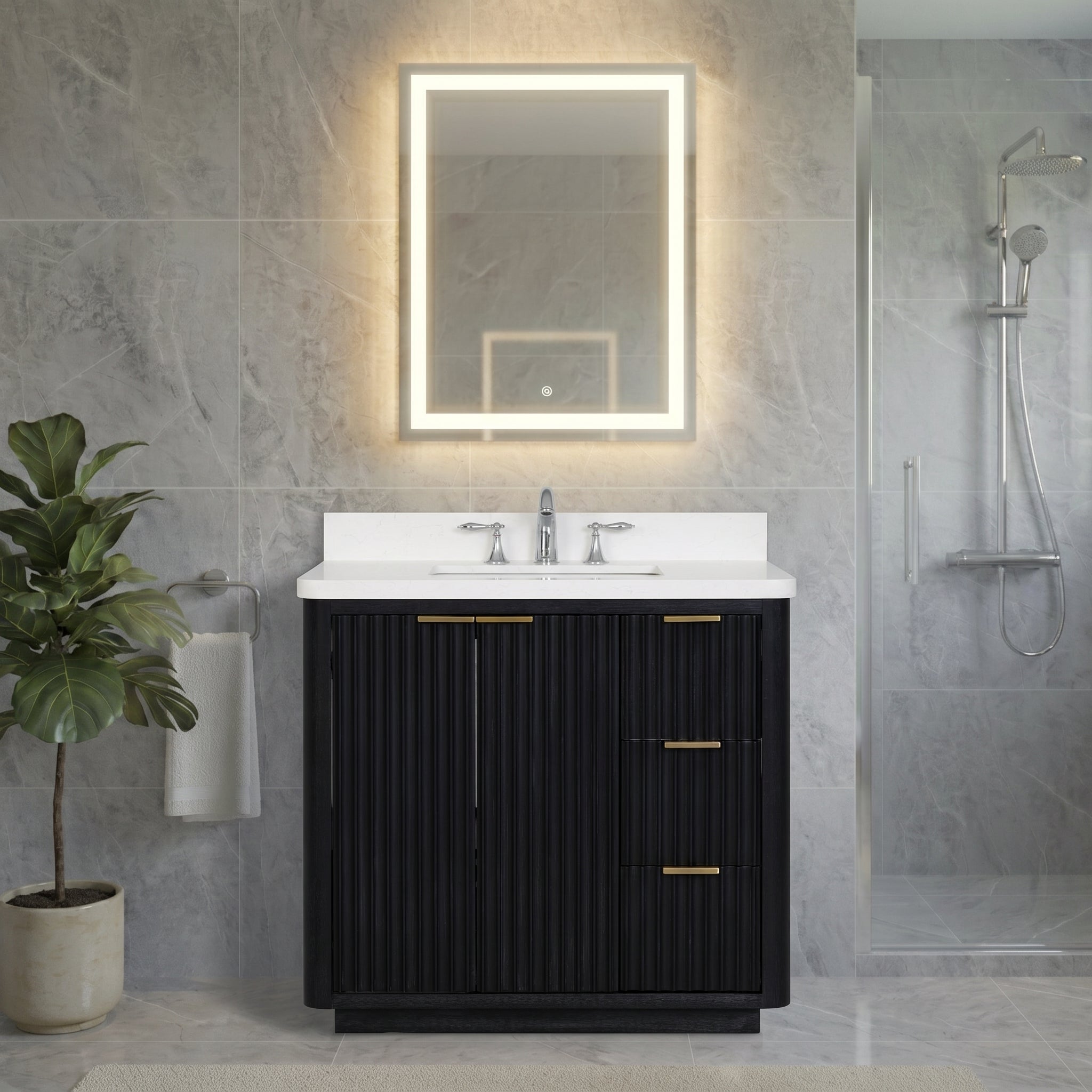 Lavanti Wooderna - Firwood Black 36"