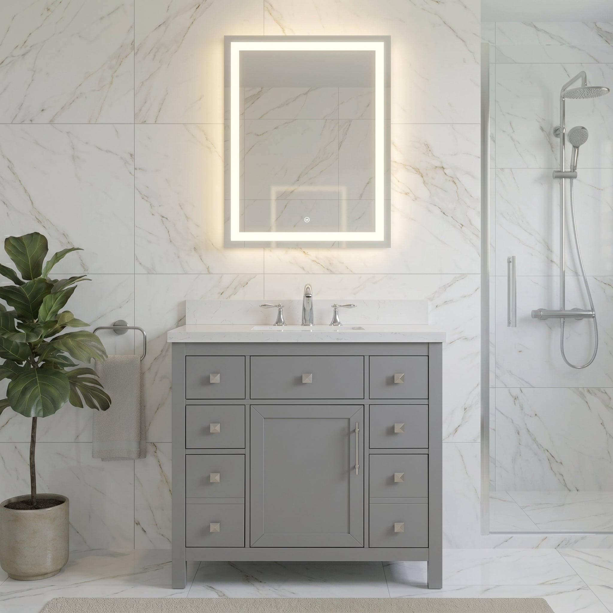 Lavanti Oakford - Gray 36"