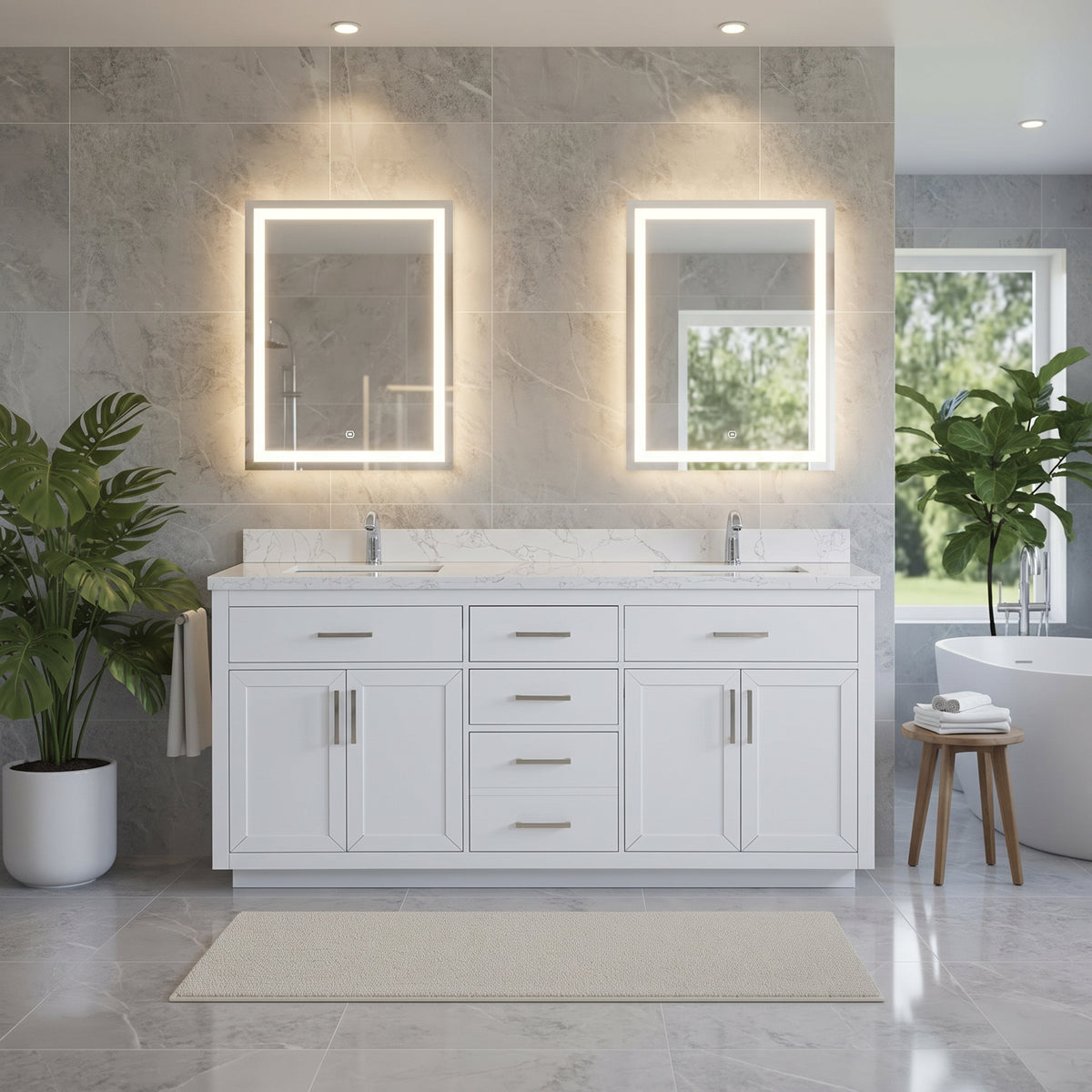 Lavanti Aberio - White 72"