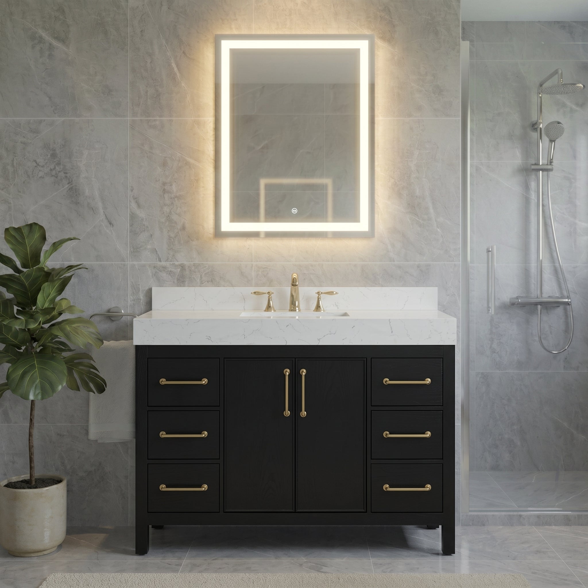 Lavanti Valvet - Firwood Black 48"