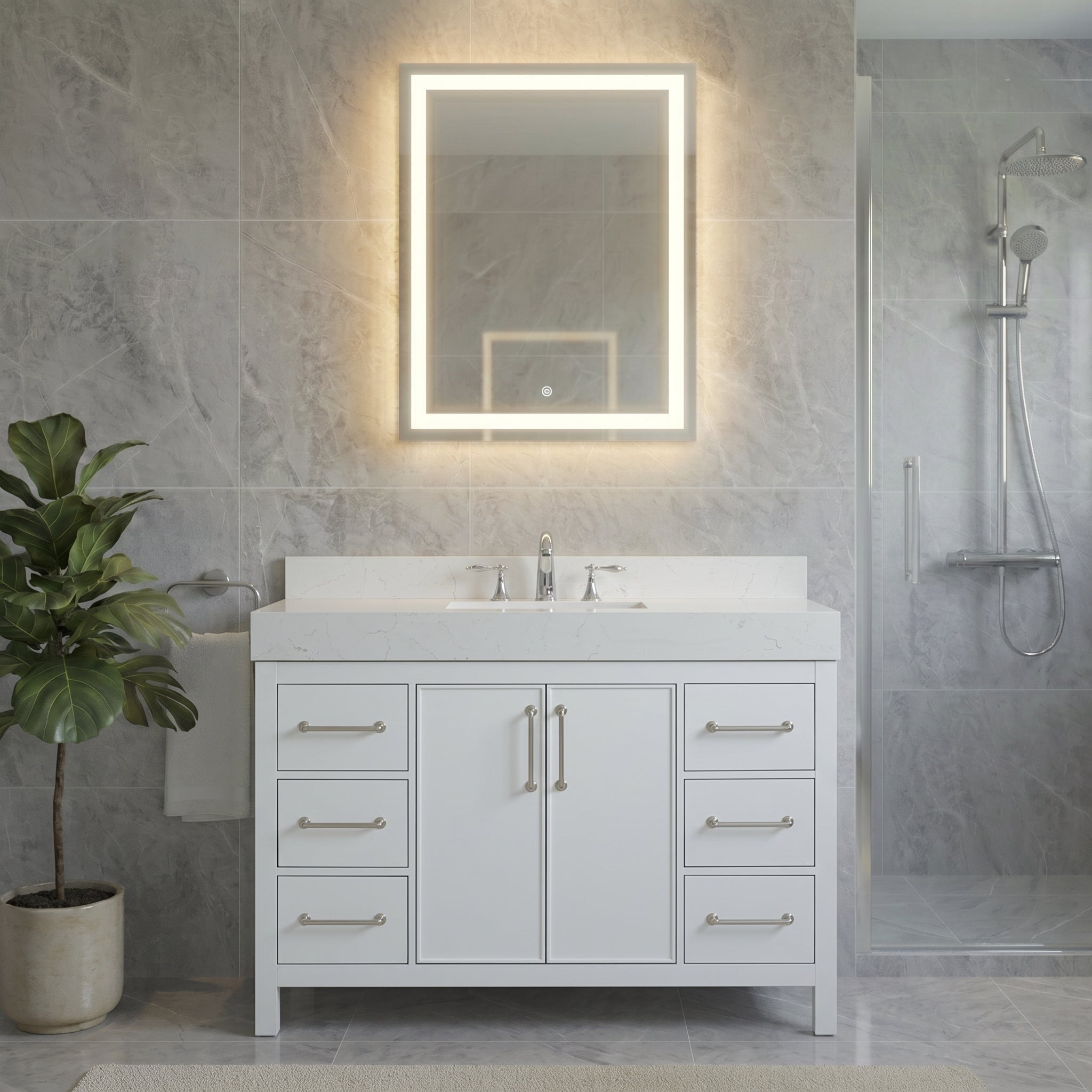 Lavanti Valvet - White 48"