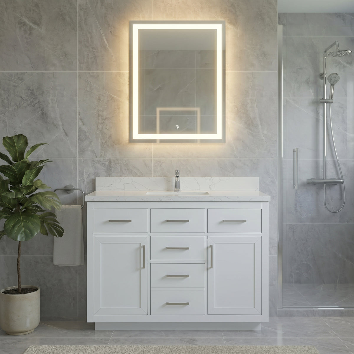 Lavanti Aberio - White 48"