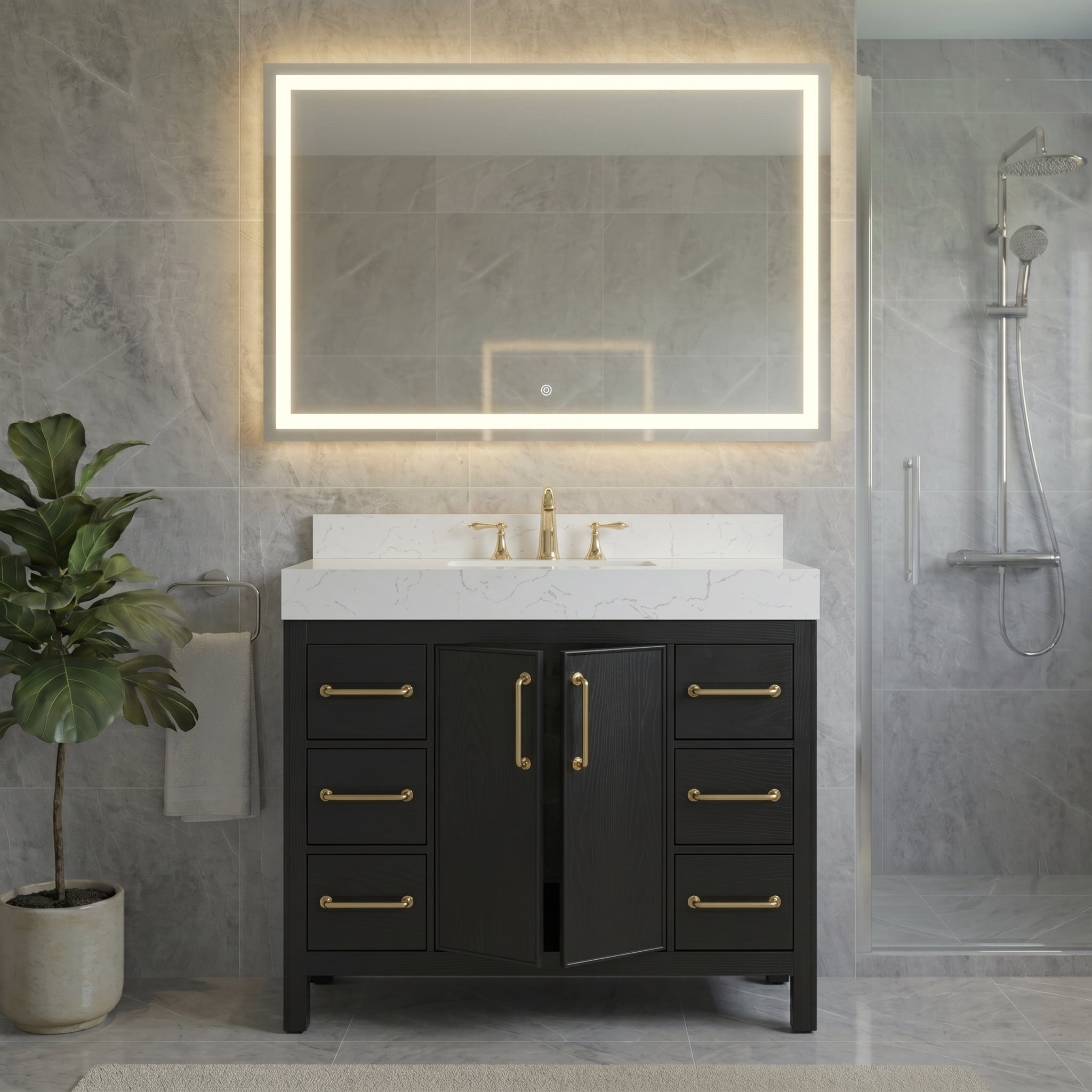 Lavanti Valvet - Firwood Black 42"