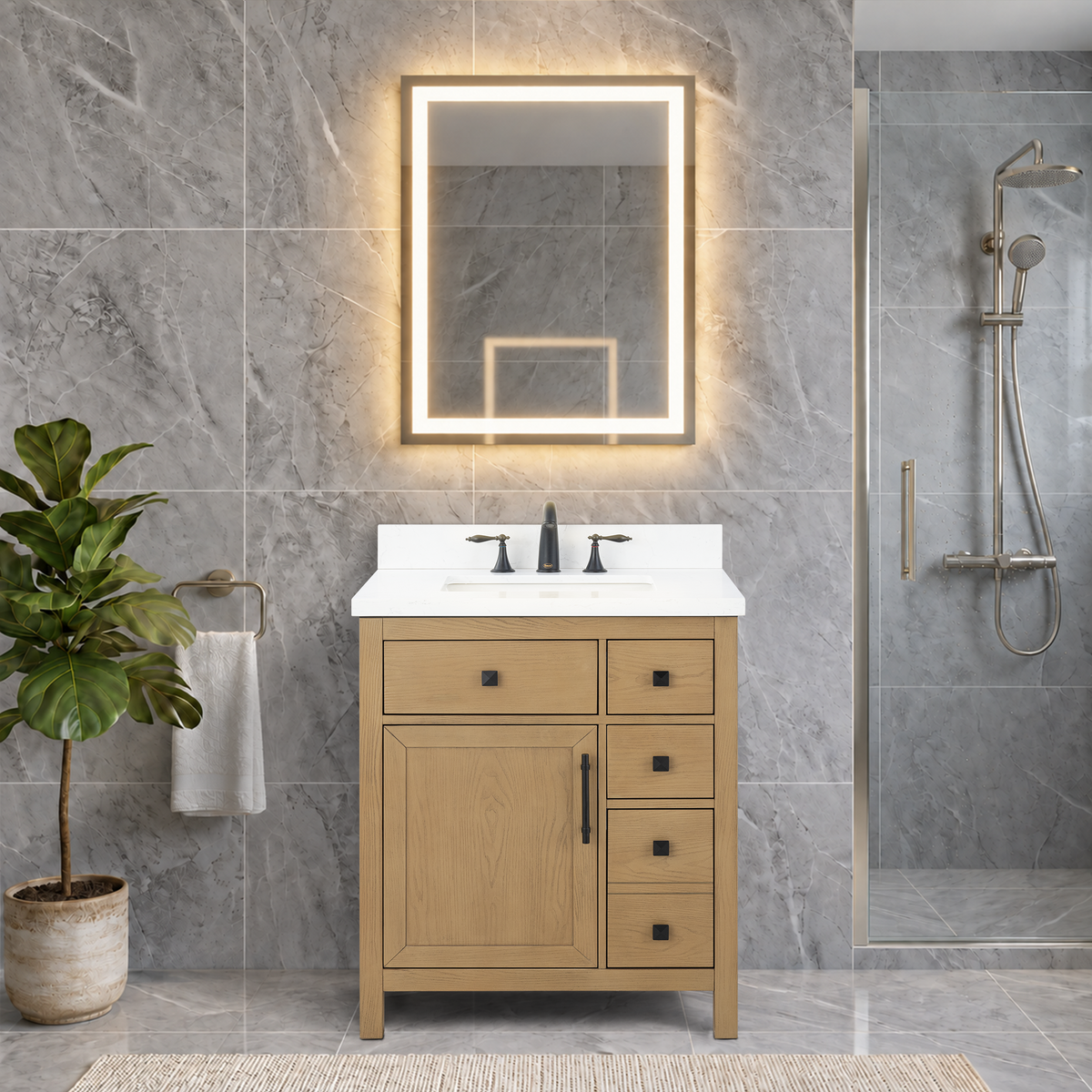Lavanti Oakford - Oak 30x18"