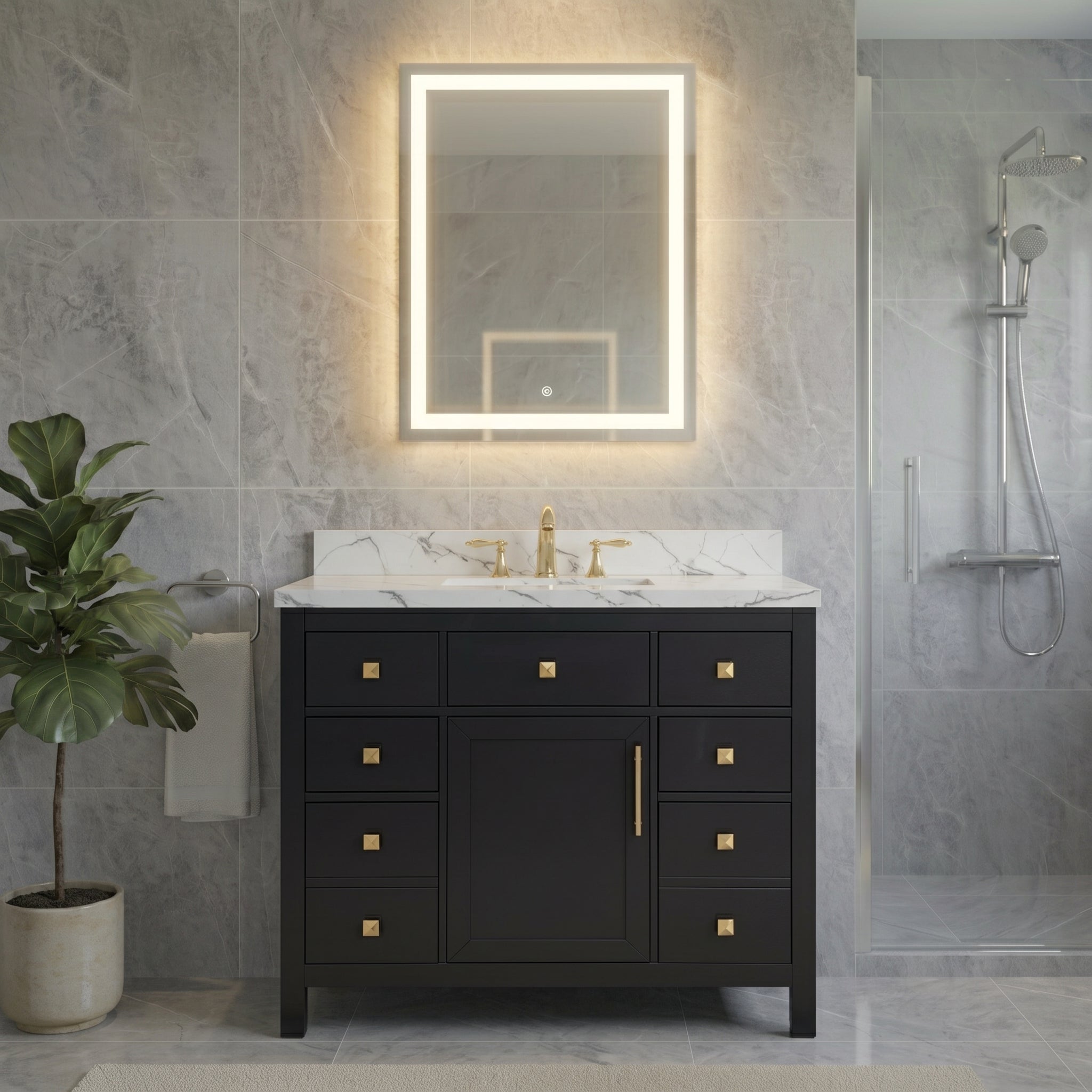 Lavanti Oakford - Black 42"