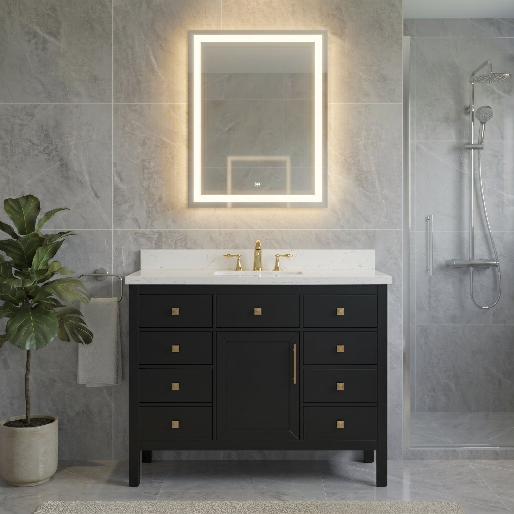 Lavanti Oakford - Black 48"