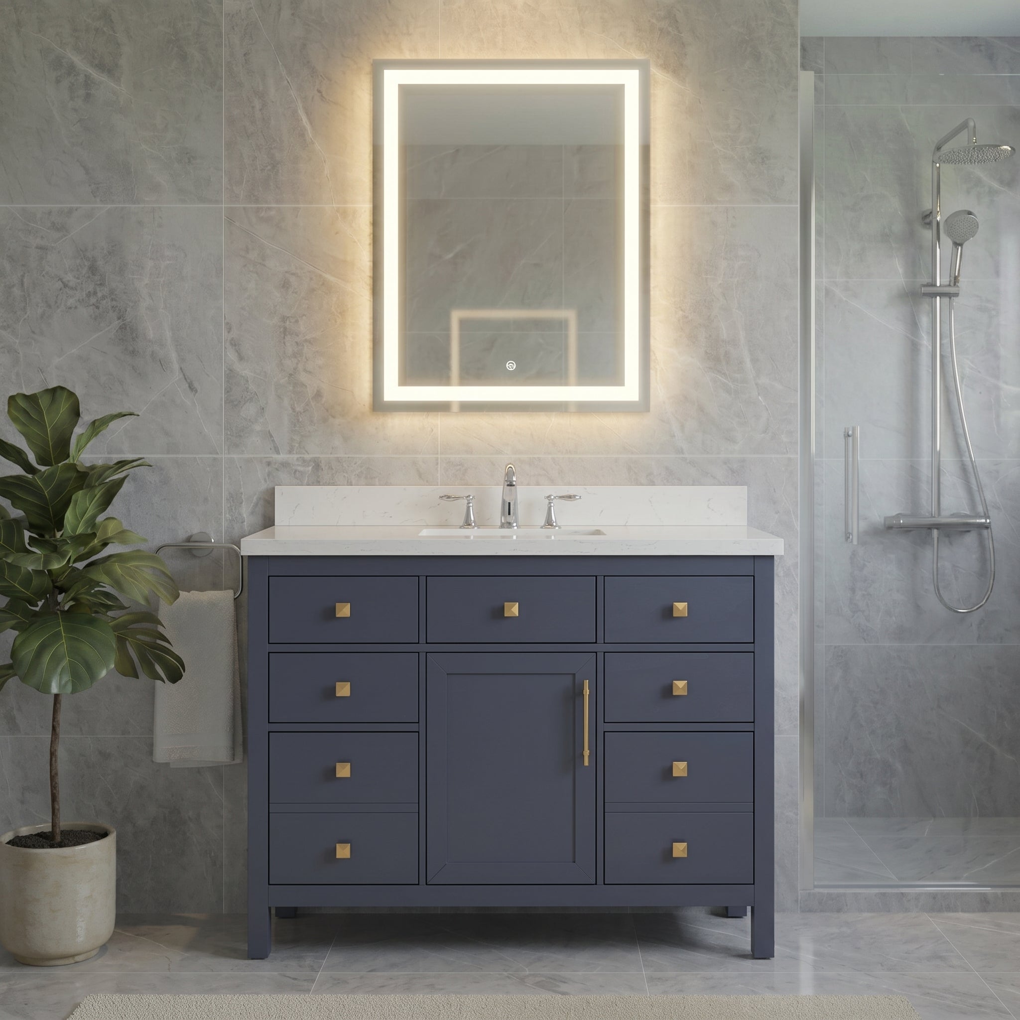 Lavanti Oakford - Navy Blue 48"