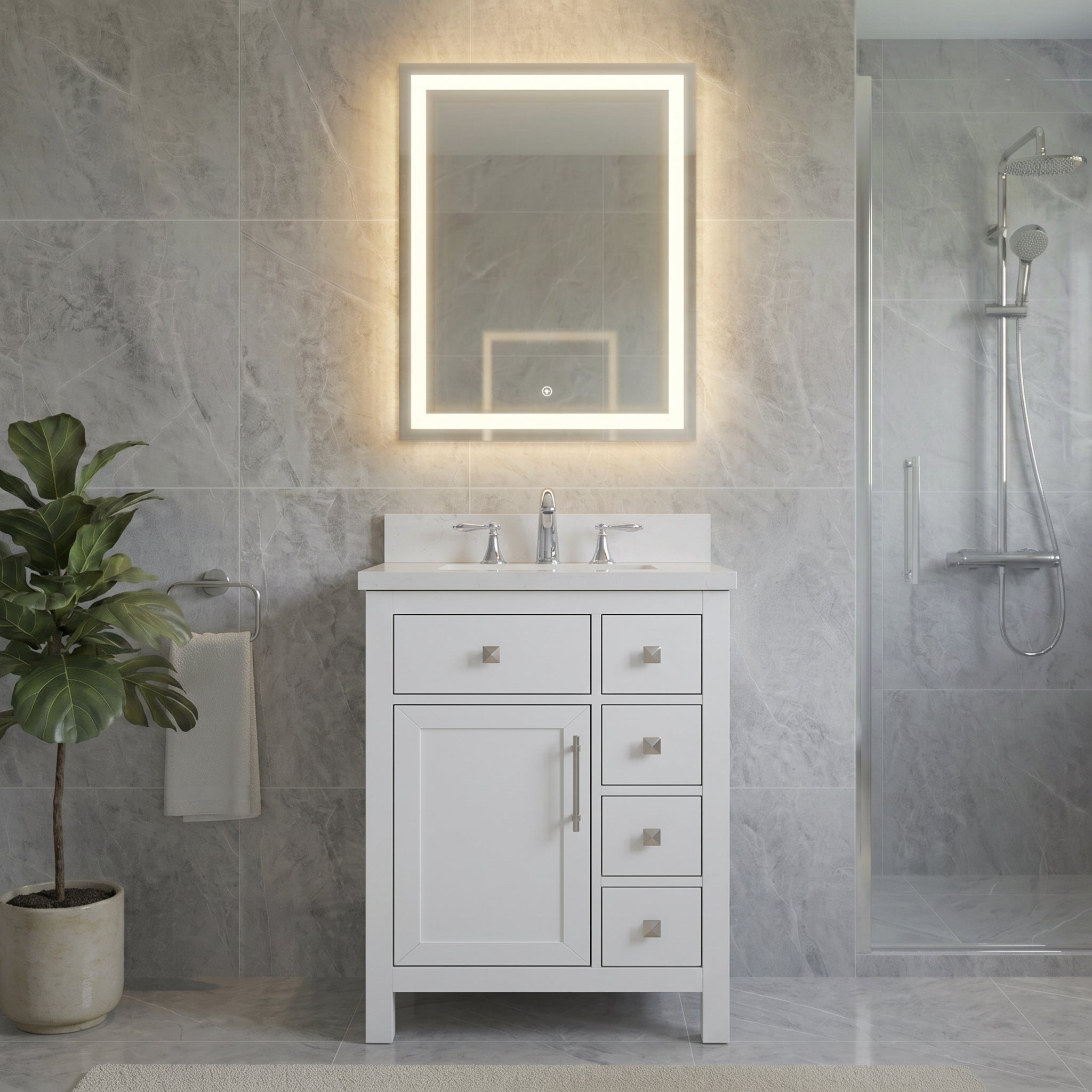 Lavanti Oakford - White 24*18"