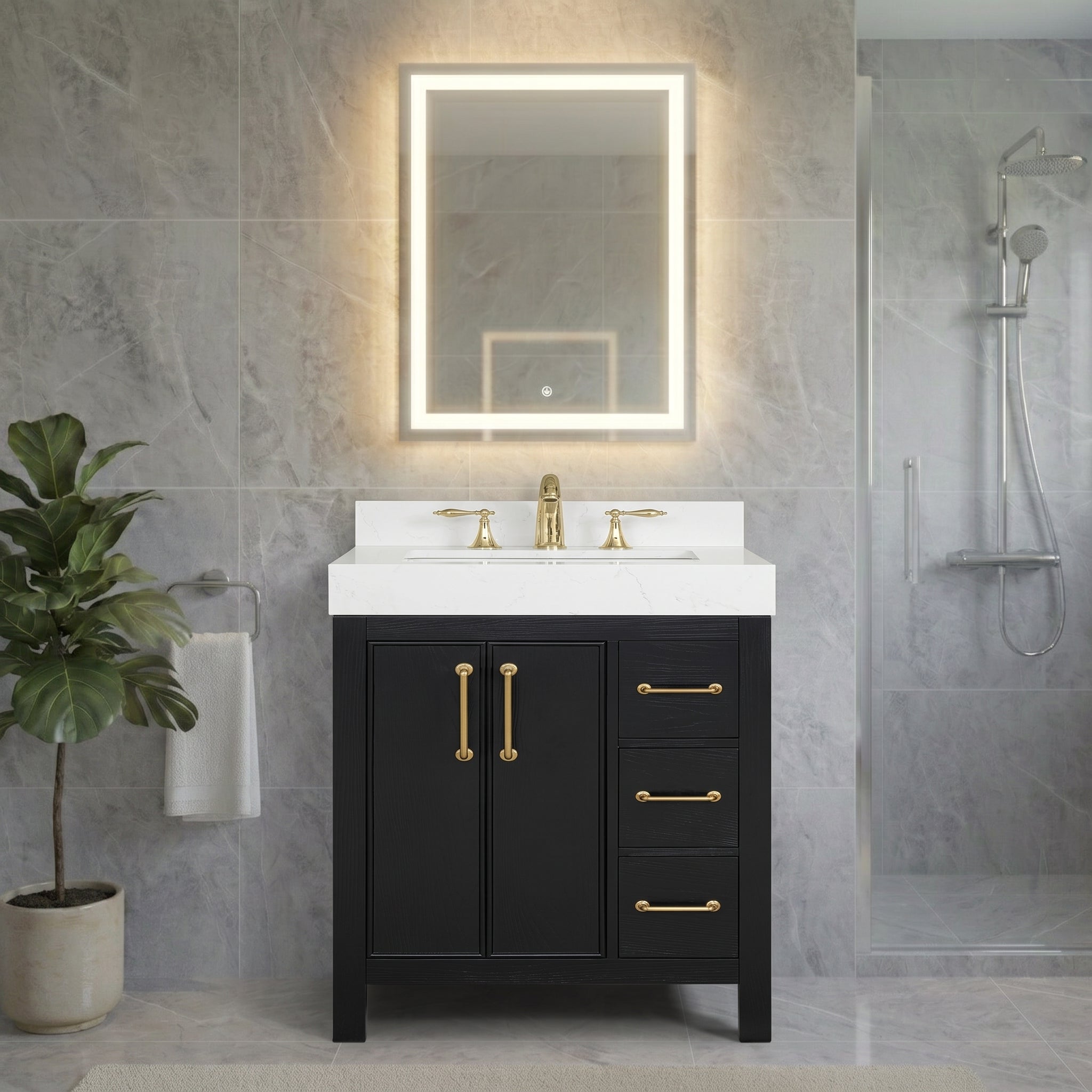 Lavanti Valvet - Firwood Black 30"