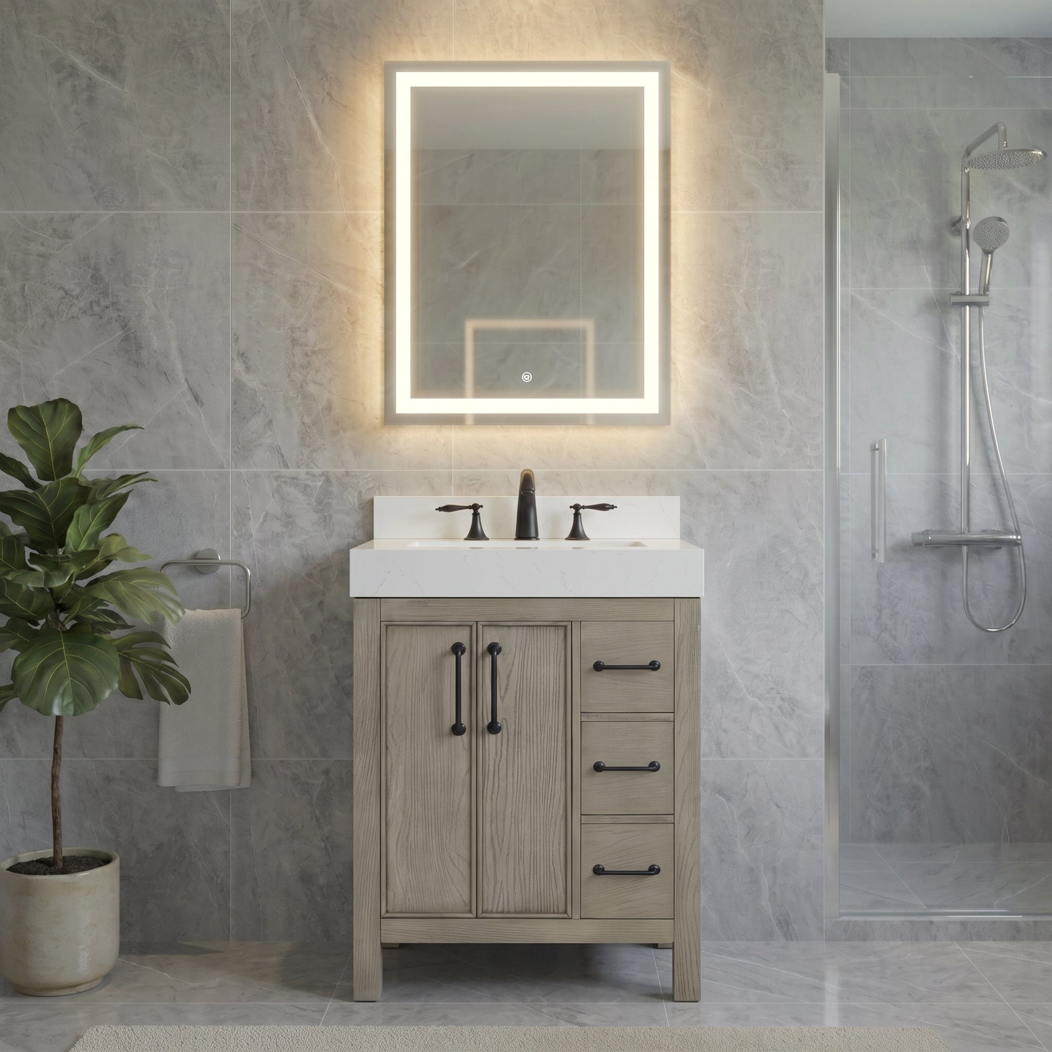 Lavanti Valvet - Firwood Gray 24"