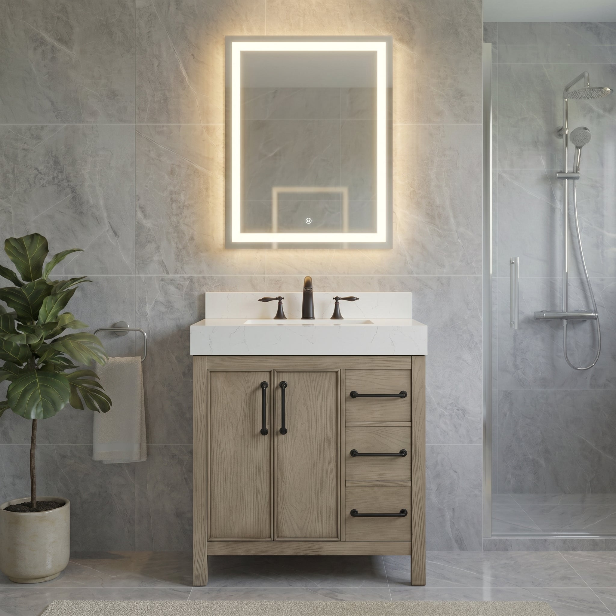 Lavanti Valvet - Firwood Gray 30"