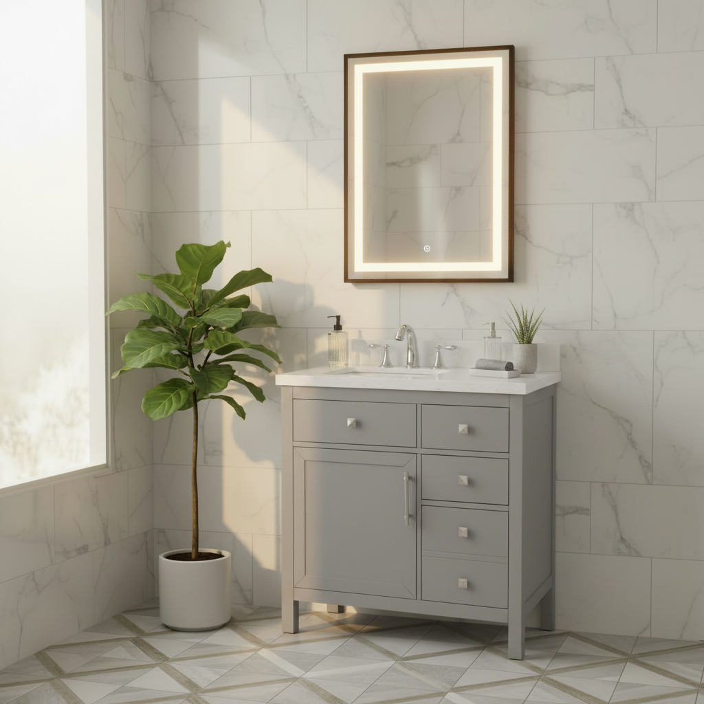 Lavanti Oakford - Gray 36" Left Sink
