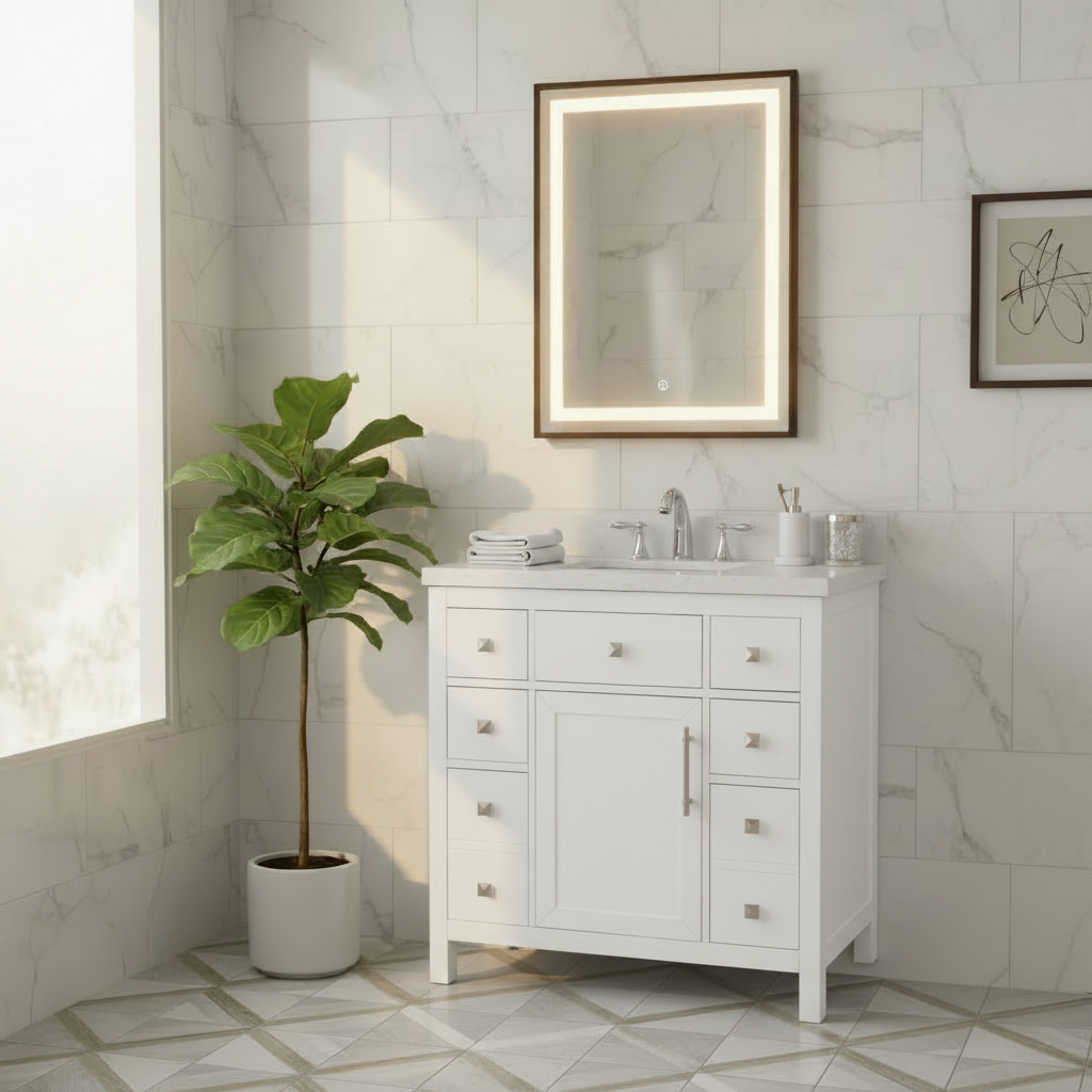 Lavanti Oakford - White 36"