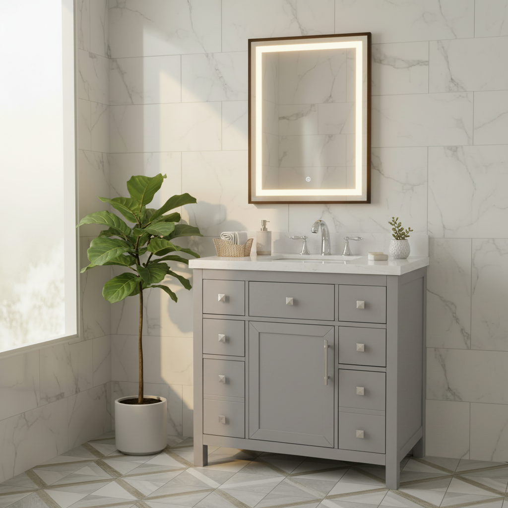Lavanti Oakford - Gray 36"x18"