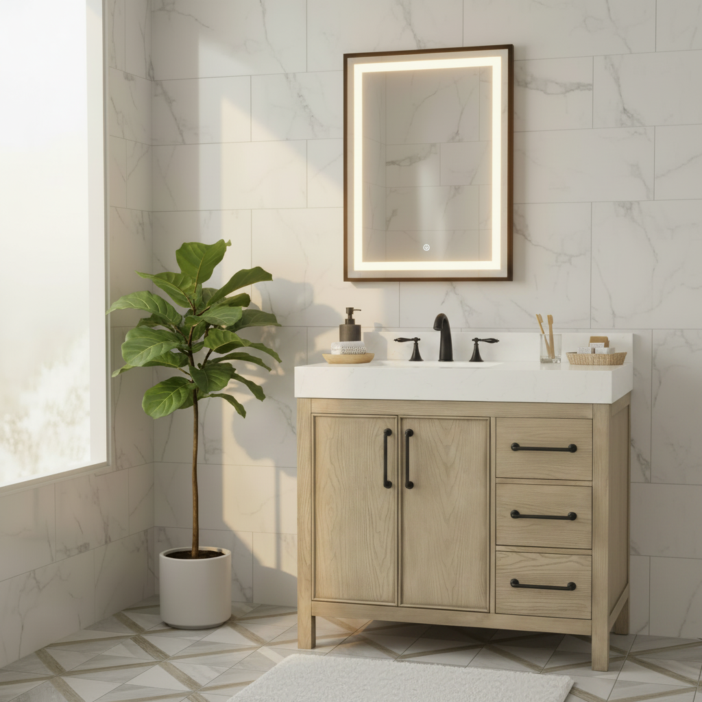 Lavanti Valvet - Firwood Gray 36" Left Sink